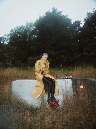 Kiki Photographed by Tom Spence and Styled by Ewan Bell