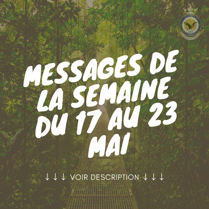 Message de la semaine