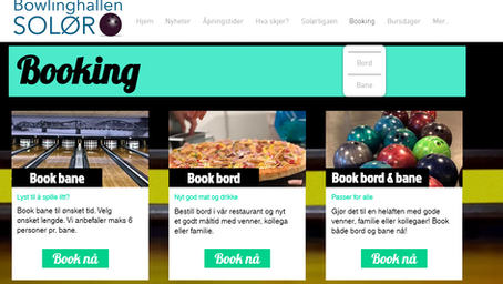 BOOKING PÅ NETT?