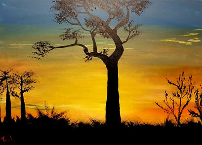 sundown-tree-grass
