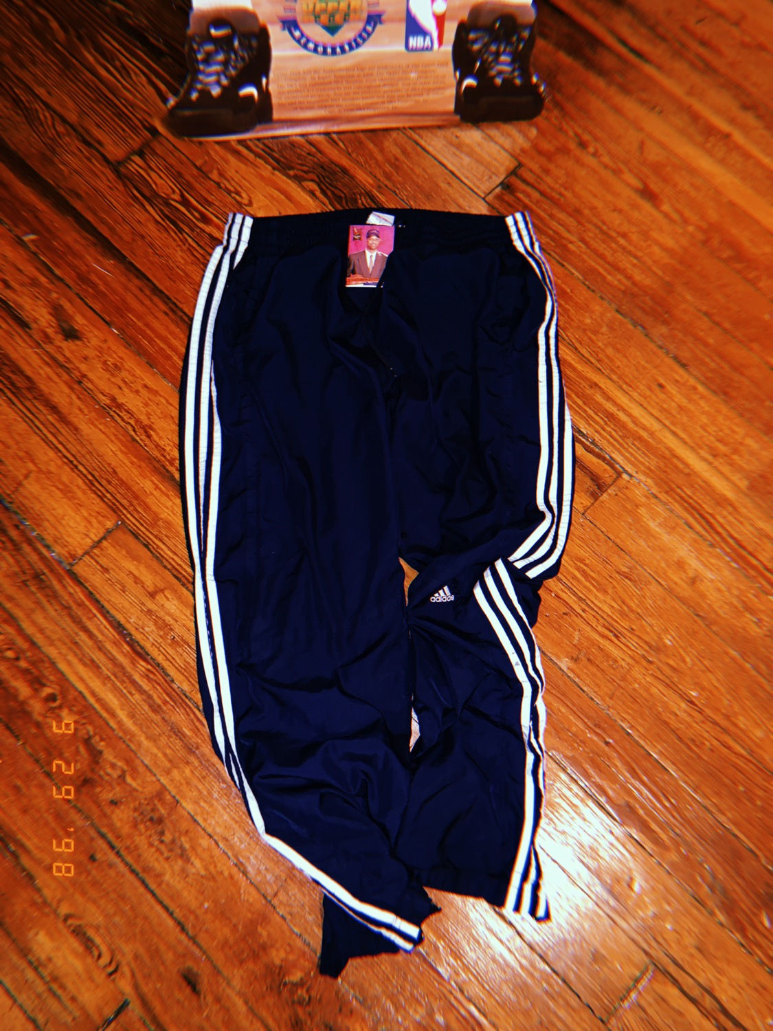 Navy Adidas Track Pants 
