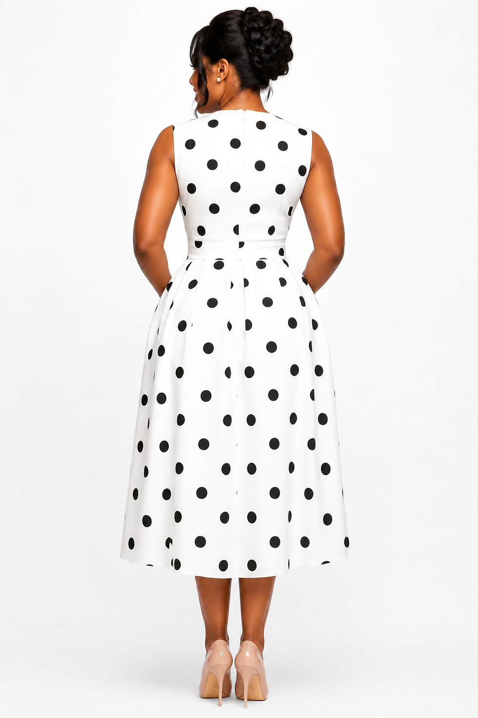 Thumbnail: Dottie Dress -White