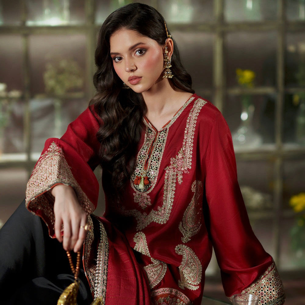Charmeuse Silk Suit