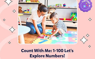 Count with me 1-100 Let's explore numbers