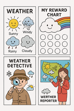 weather coloring page 2