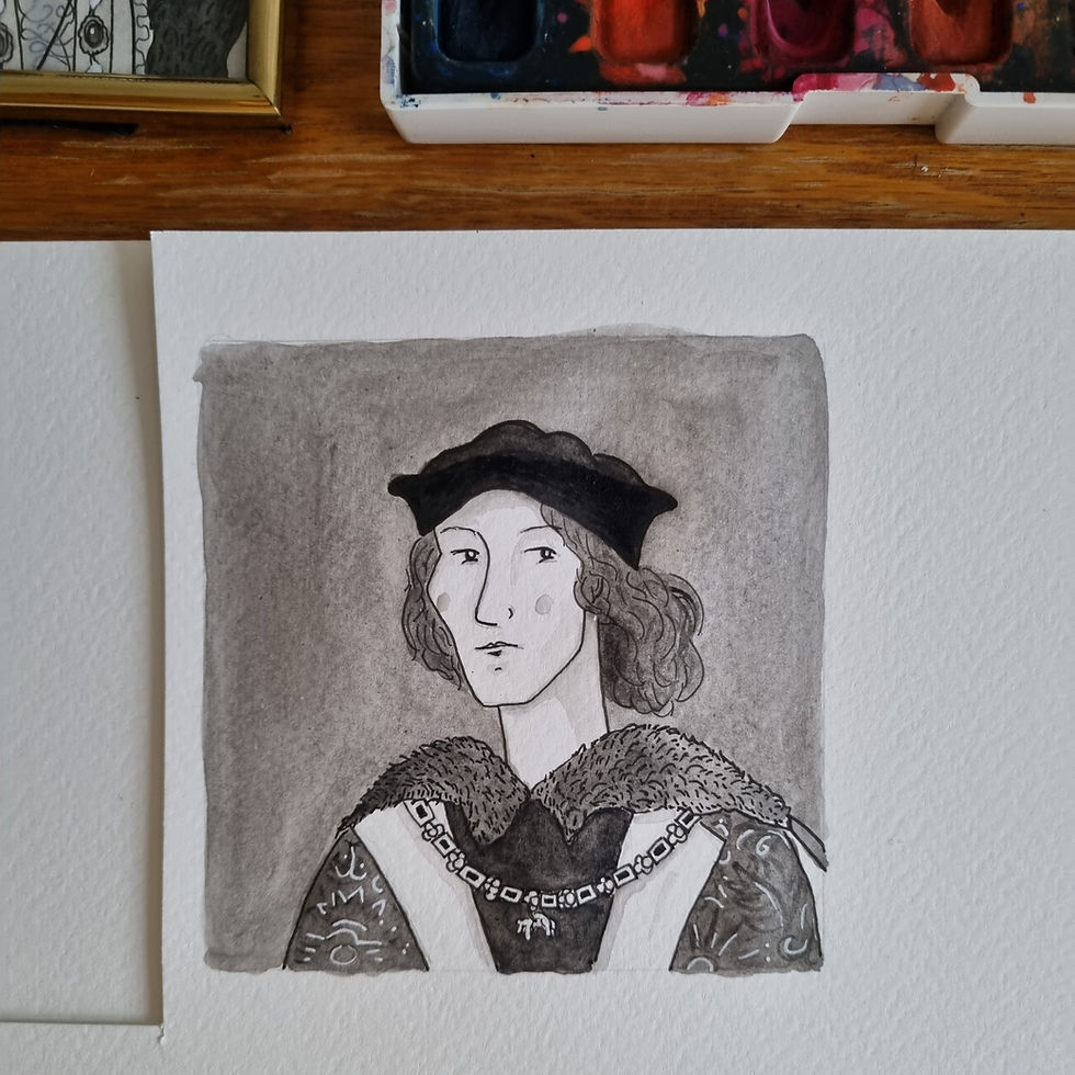 Thumbnail: Henry VII Miniature Portrait