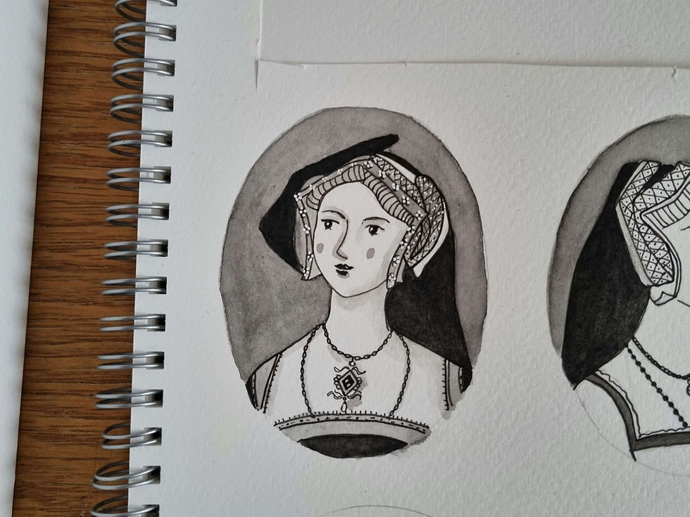 Thumbnail: Mary Boleyn Miniature Portrait