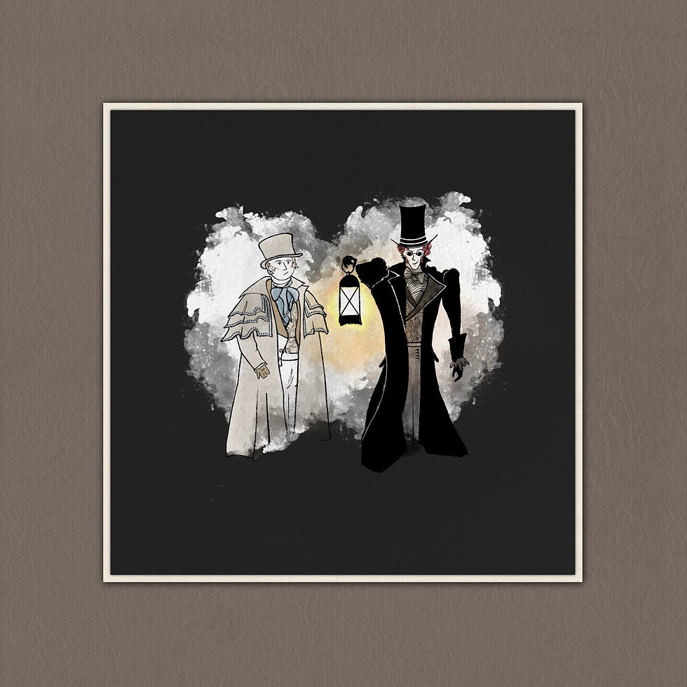 Thumbnail: Good Omens Square Mini Prints