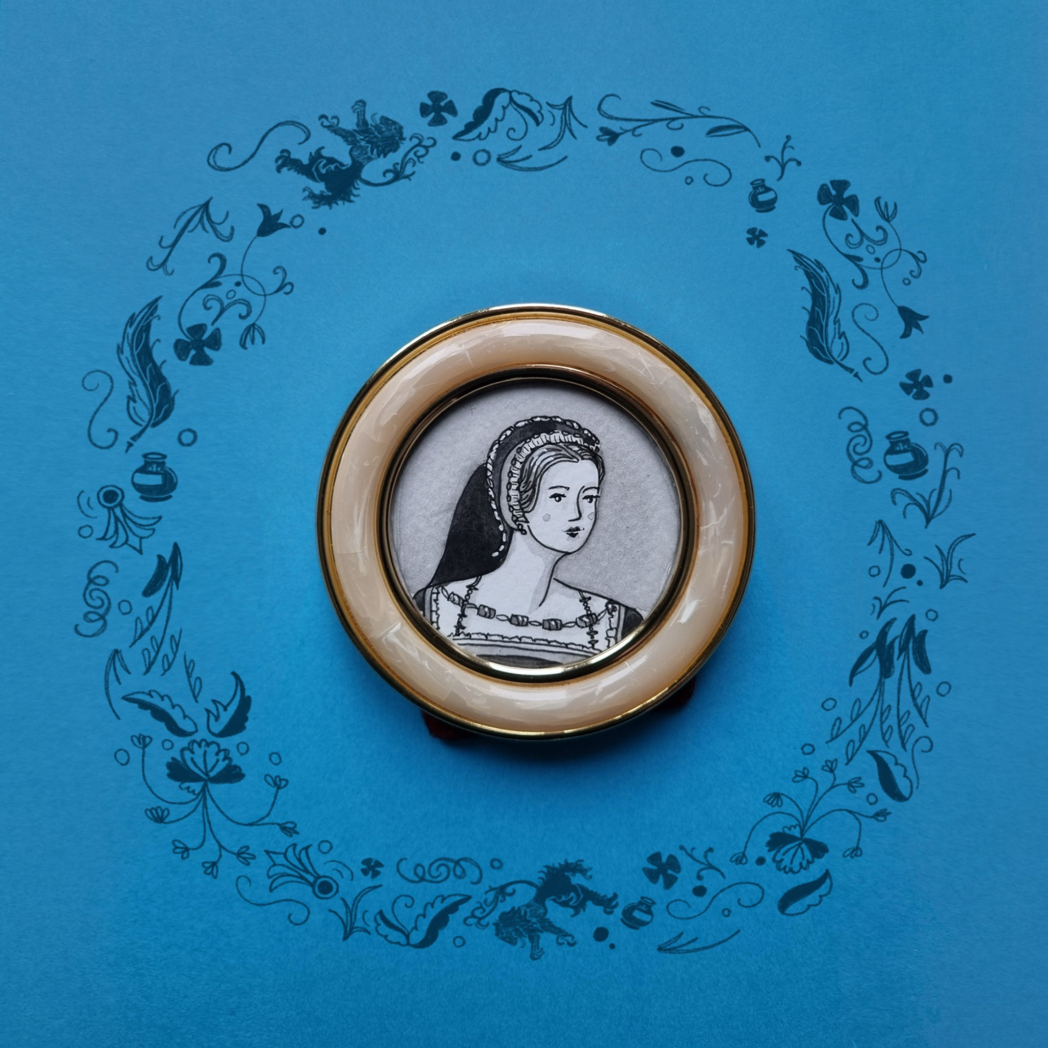 Margaret Tudor 'The Scottish Queen' Miniature Portrait