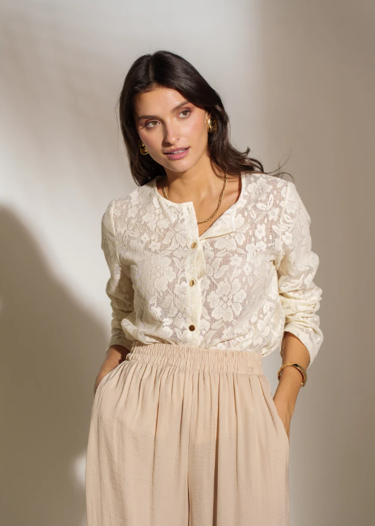 Blouse en dentelle