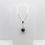 Thumbnail: Sterling Silver Amethyst Thistle Pendant 