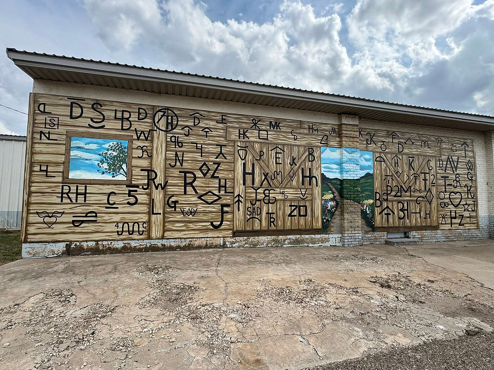 Family Brand Mural in Wheeler