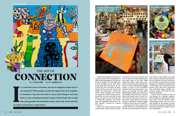 "The Art of Connection" Spread