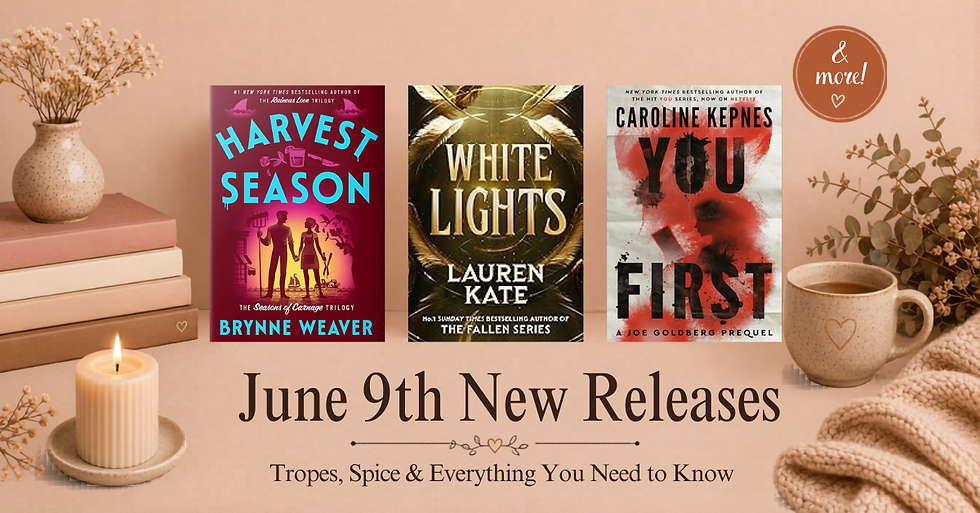 June 9th, 2026 New Releases You Need on Your TBR Right Now