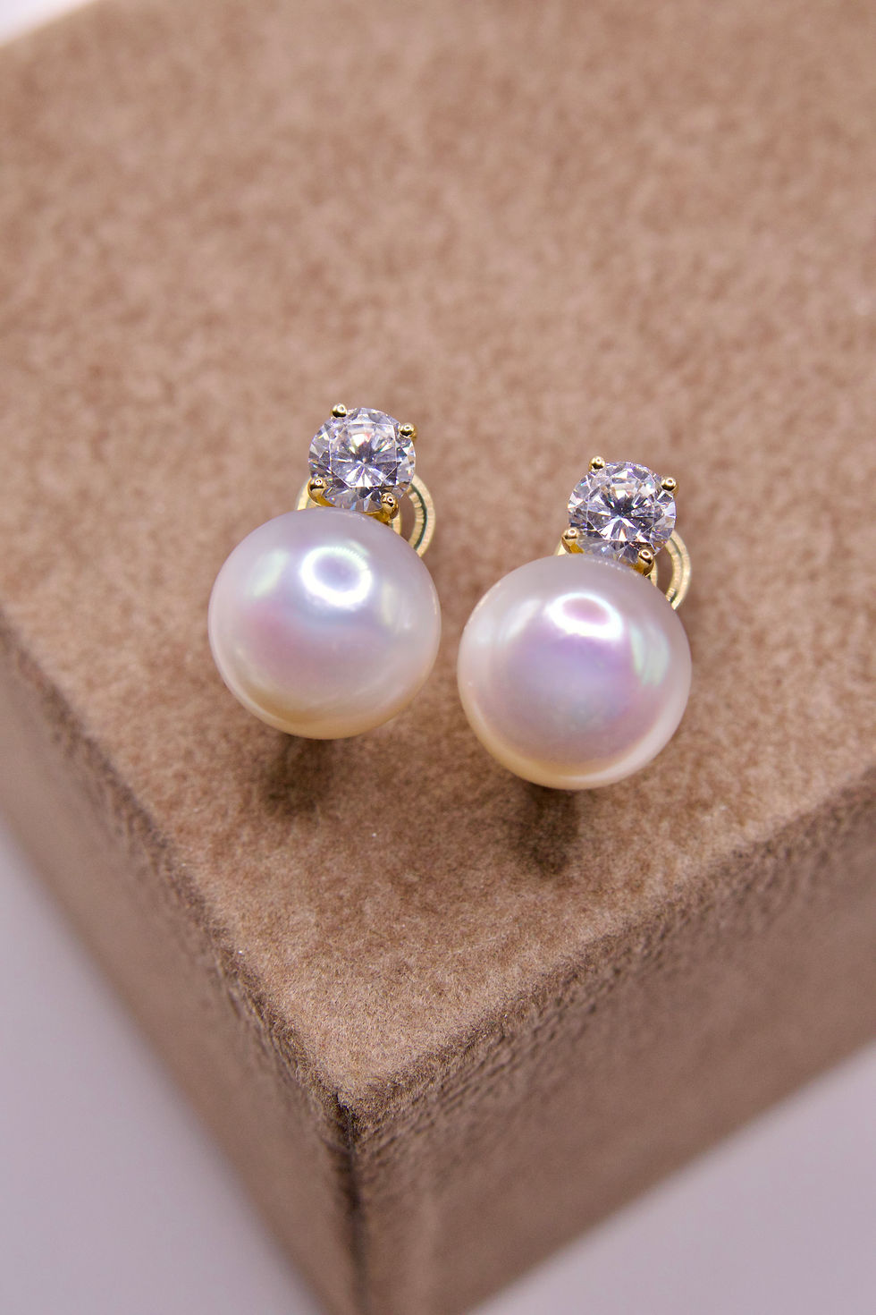Miniatura: Brincos Ouro 19kt e Pérolas