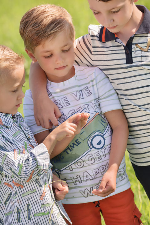 Marraine Kids happy together T-Shirt camping time, short campfire Polo slingshot head joyride
