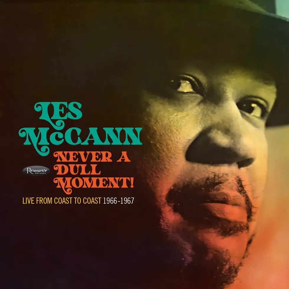 we are pleased to announce: "Never A Dull Moment! Live From Coast To Coast 1966 to 1967"by les mccann, is Now Available!