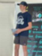 OTC Team Rider Finn Knight receives awards at Weymouth Speed Week