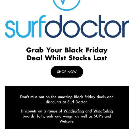 Black Fri-yay Steals at SurfDoctor!
