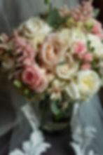 blush and cream bridal bouquet