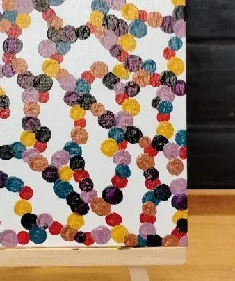 Thumbnail: UMD "Morphing Into Beauty" Abstract Original Art (7X9)