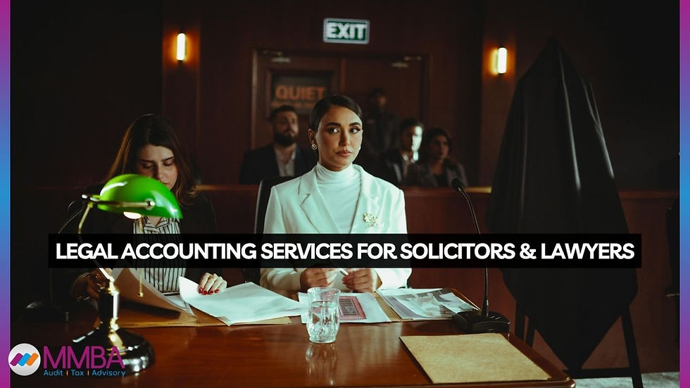 Legal Accounting Services for Solicitors & Lawyers