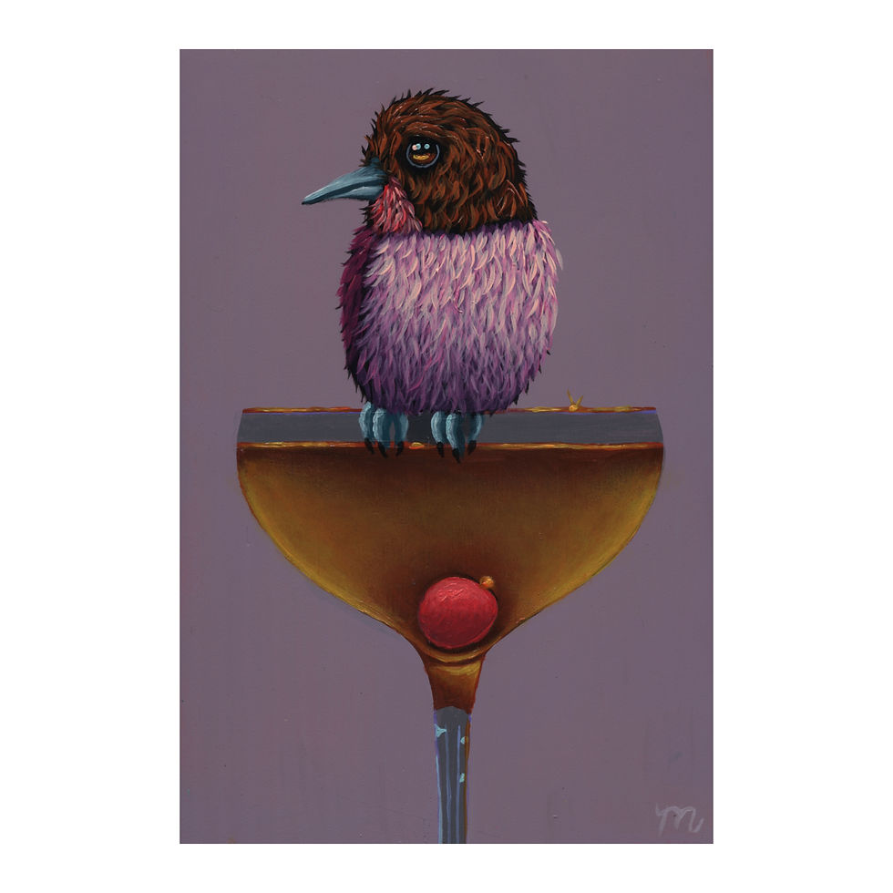 ORIGINAL-"Party Cocktail (brown)