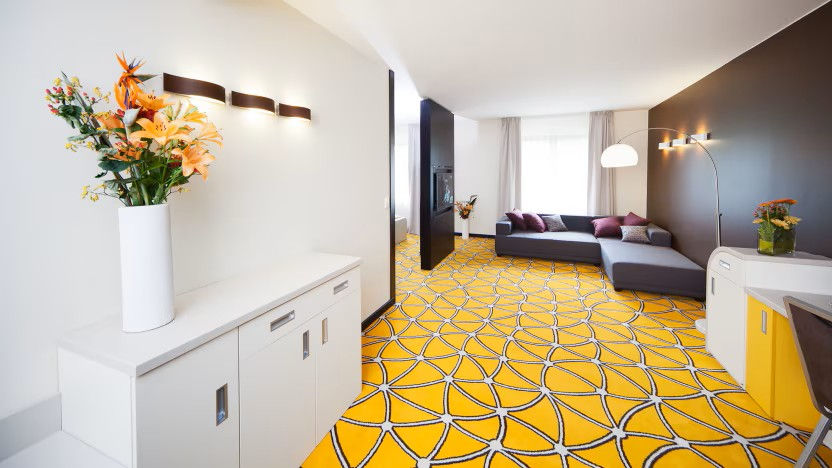 Bibi Barba Artwroks applied to Eclipse hotel in Domaslaw Poland