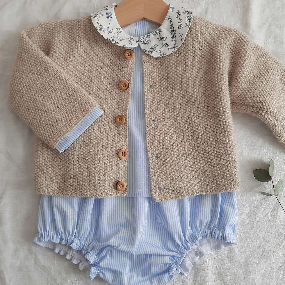 Modèle N°1 - Gilet manches à même Théo