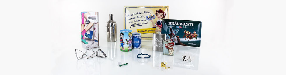 Hersteller von Flachmänner, Pins, Metall, EK Chips, Pfeffermühlen usw.