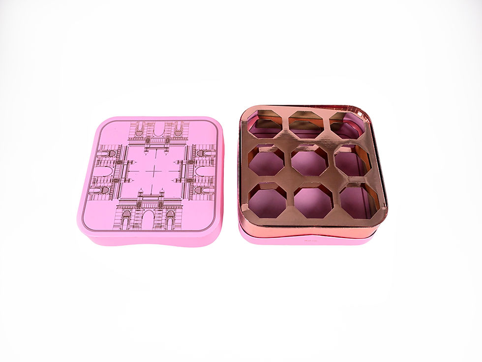 Faltschachtel mit Tray