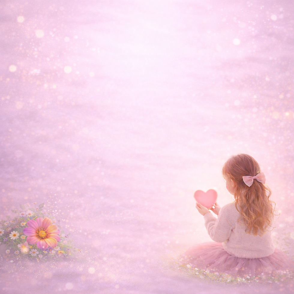 Mädchen mit leuchtendem Herz und Blumen (1).png