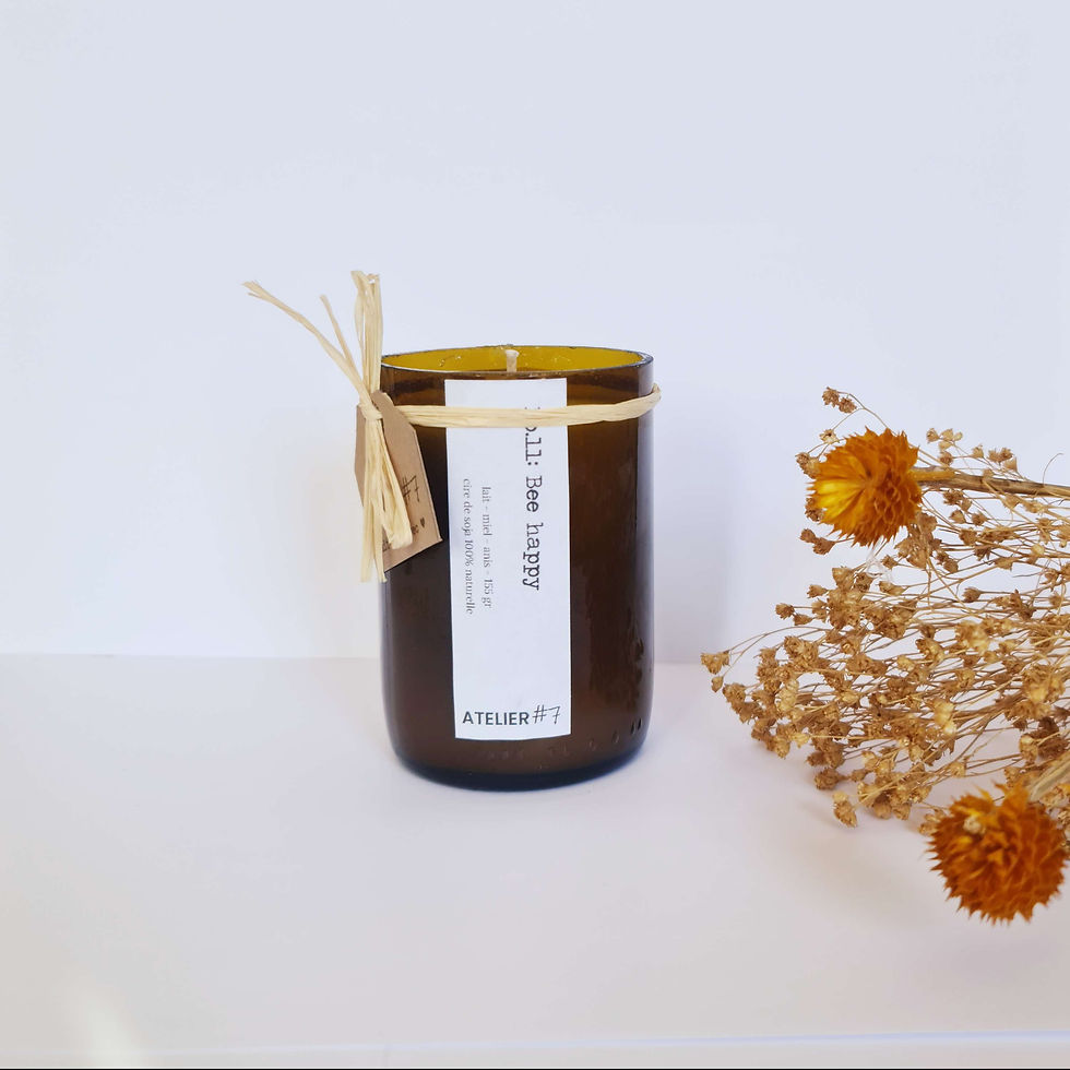 Miniature : Bougie Bee happy
