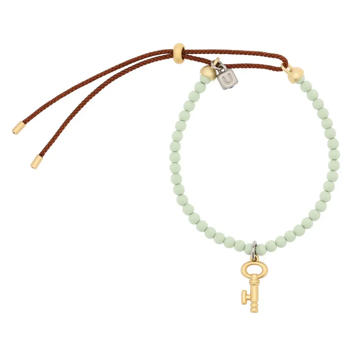 Thun Bracciale con perline colorate e pendente chiave