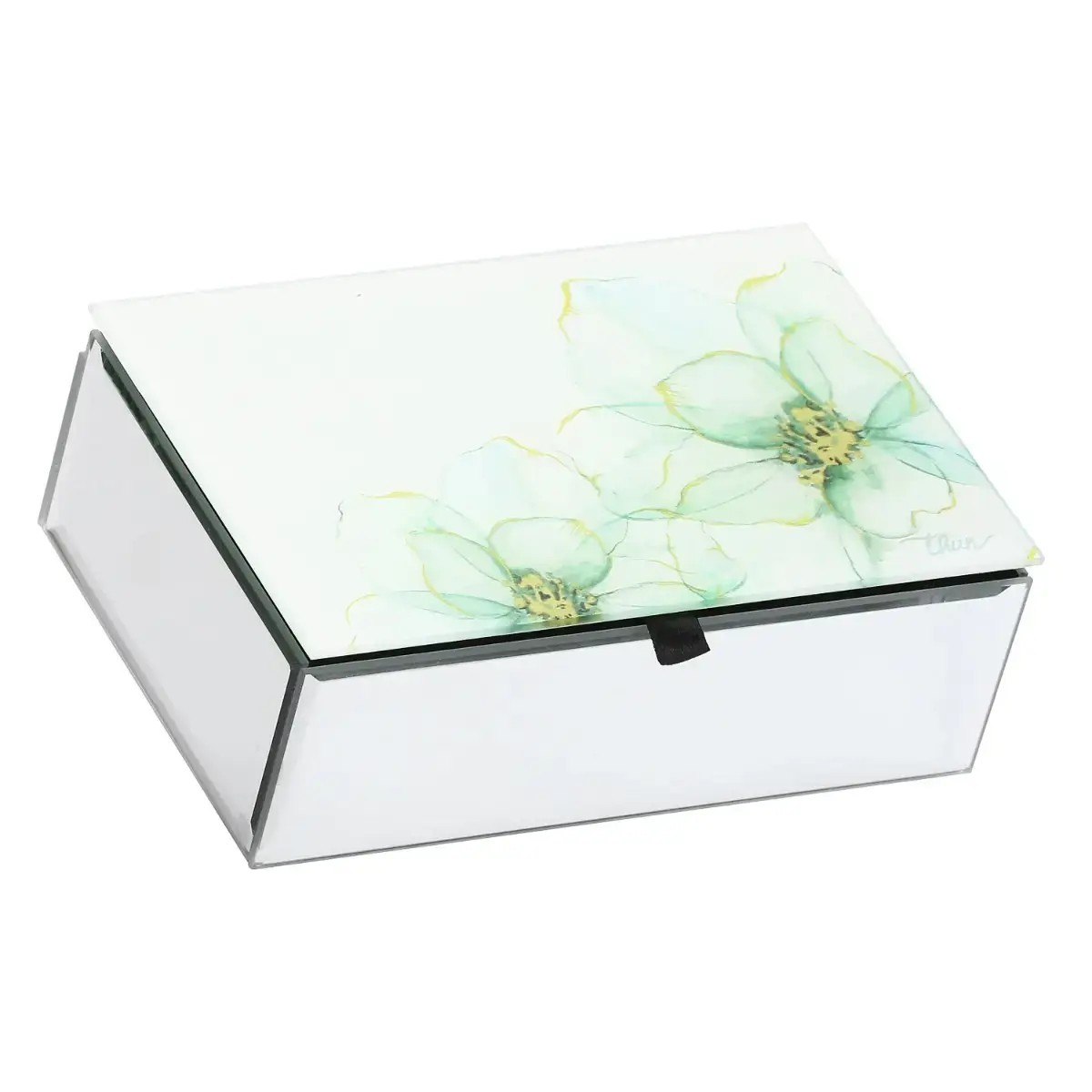 Bomboniera Thun Scatola specchiata Eterea, verde