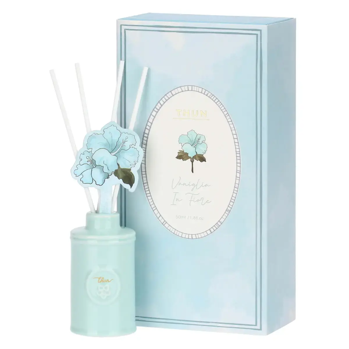 Bomboniera Thun Diffusore 50 ml Vaniglia in Fiore Azzurro