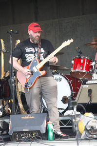 Duval Road backstage at the Steiner Ranch Concert in the Park
