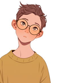 はなこが首をかしげている