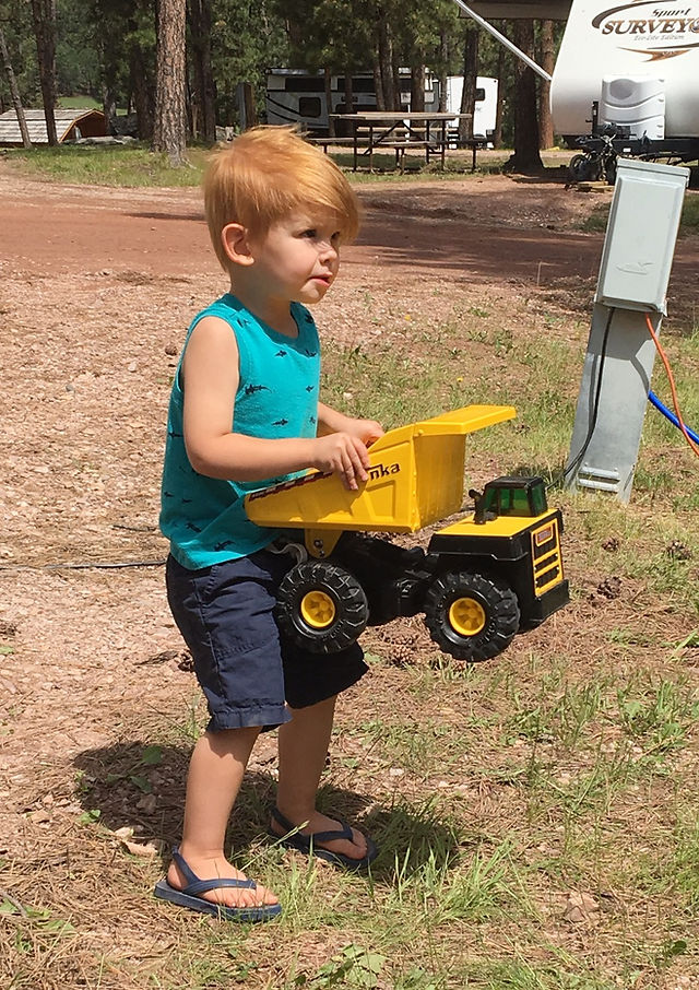 Foster & his truck