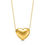 Thumbnail: Heart Charm Necklace, 14k Gold Heart Pendant Necklace 