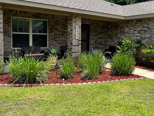 Flower bed restoration job
