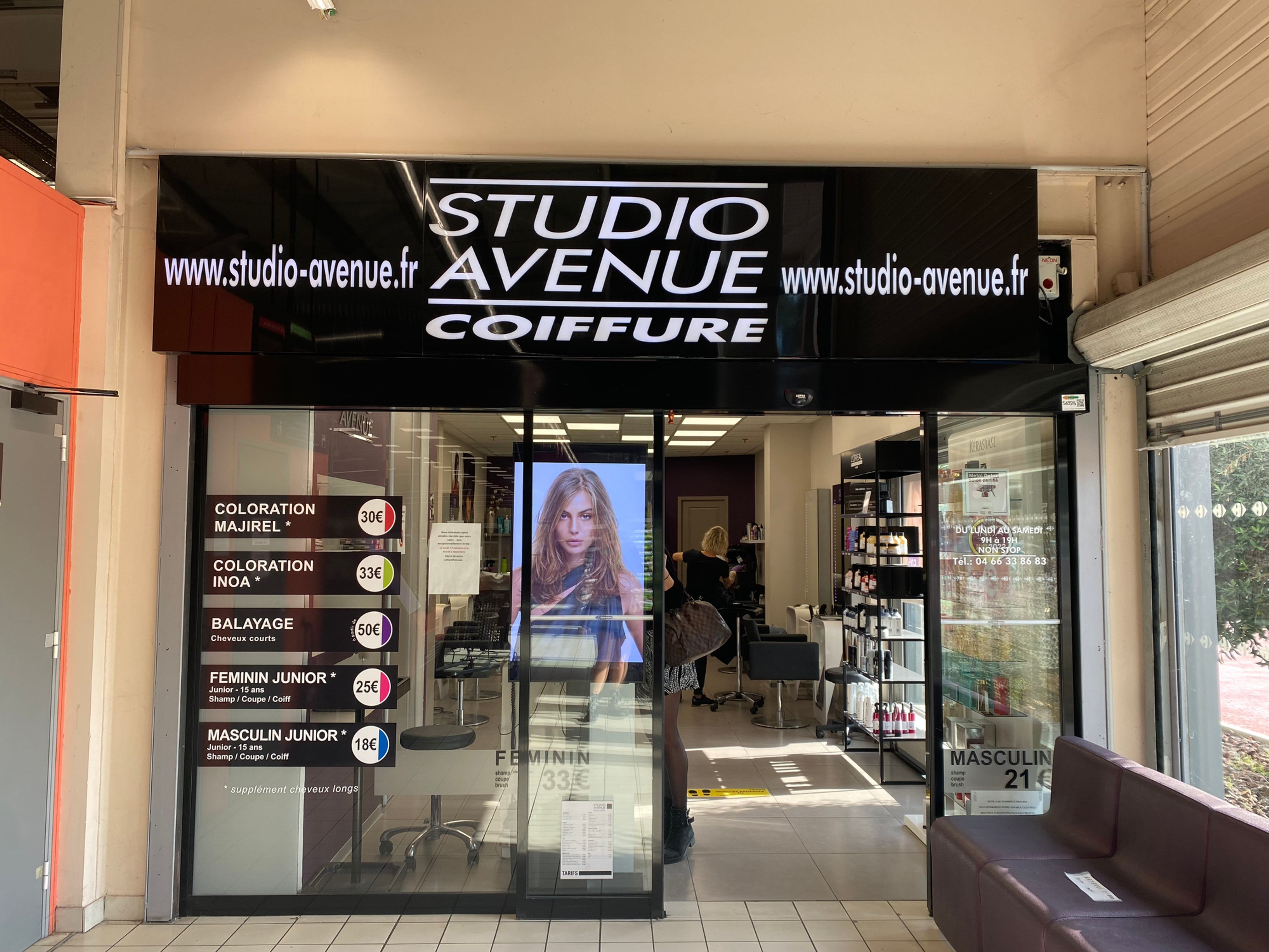 Salon de coiffure Salon de Bagnols sur Cèze 30 Gard Studio Avenue