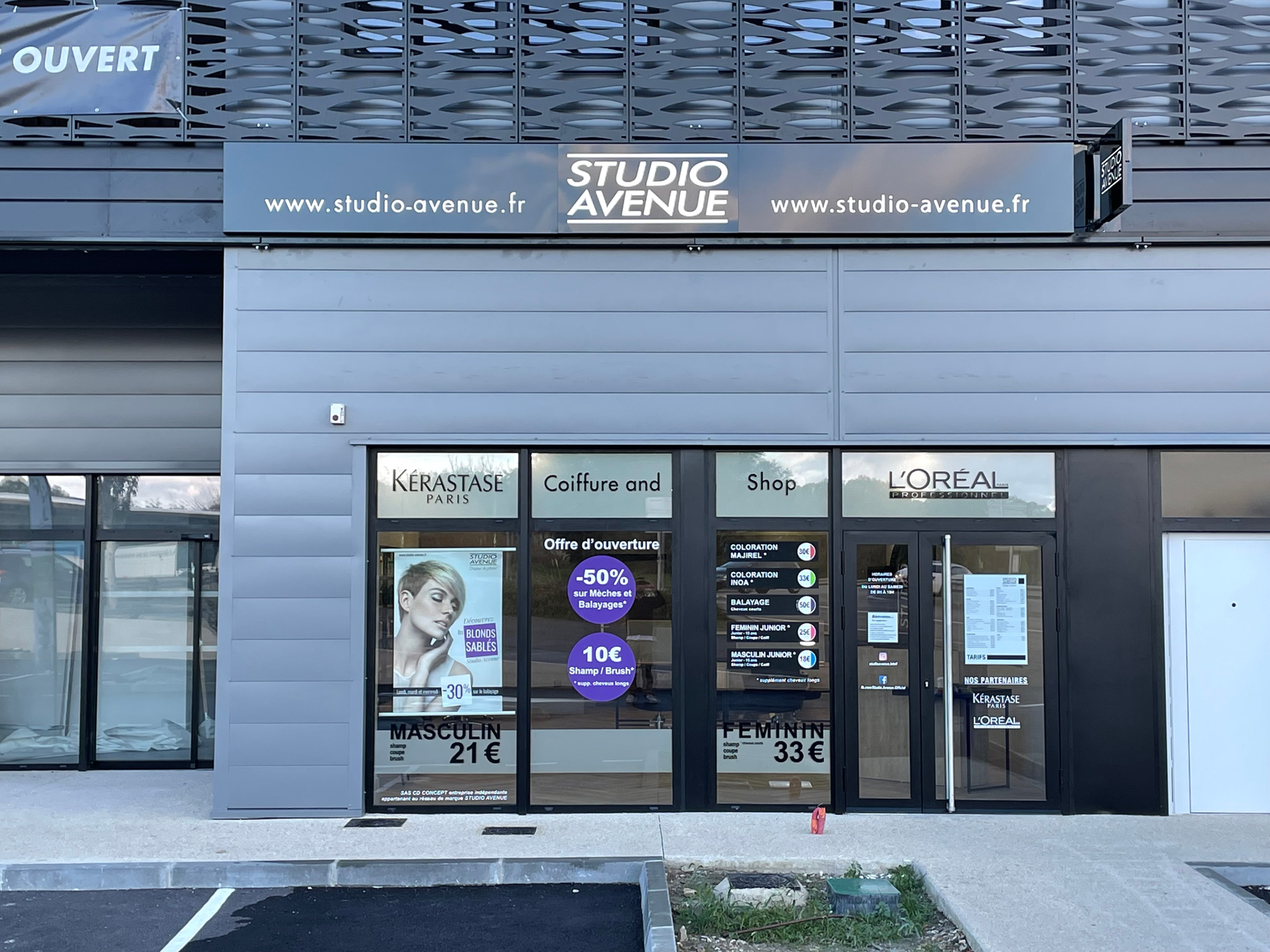 Salon de coiffure Le Teil 07 Ardèche Studio Avenue