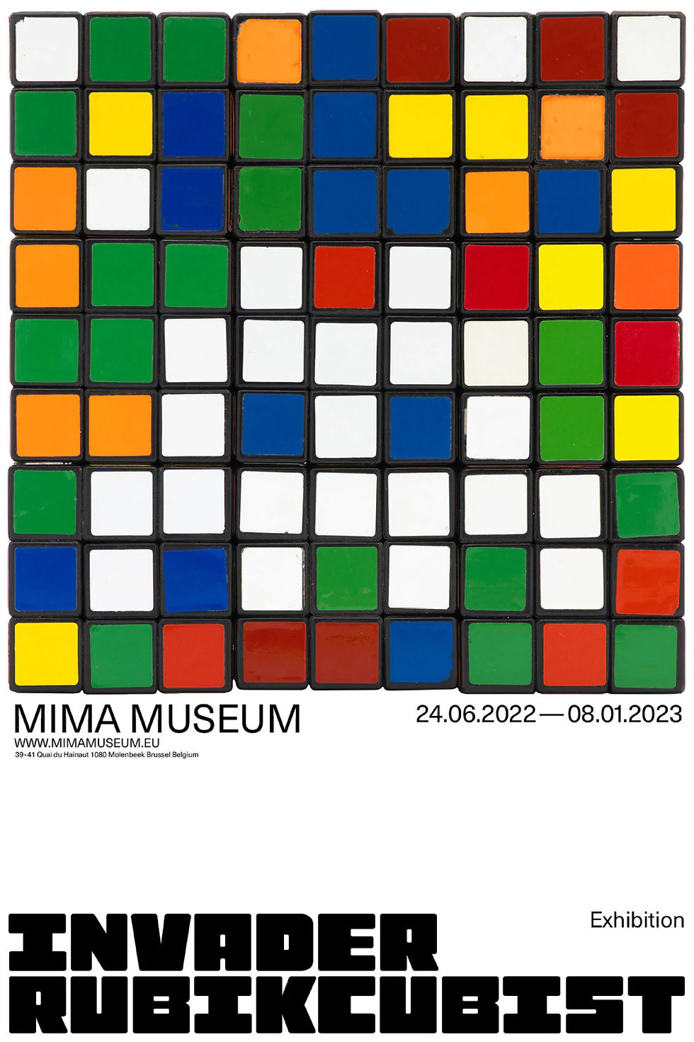 Thumbnail: Rubikcubist - Invader (d'après)