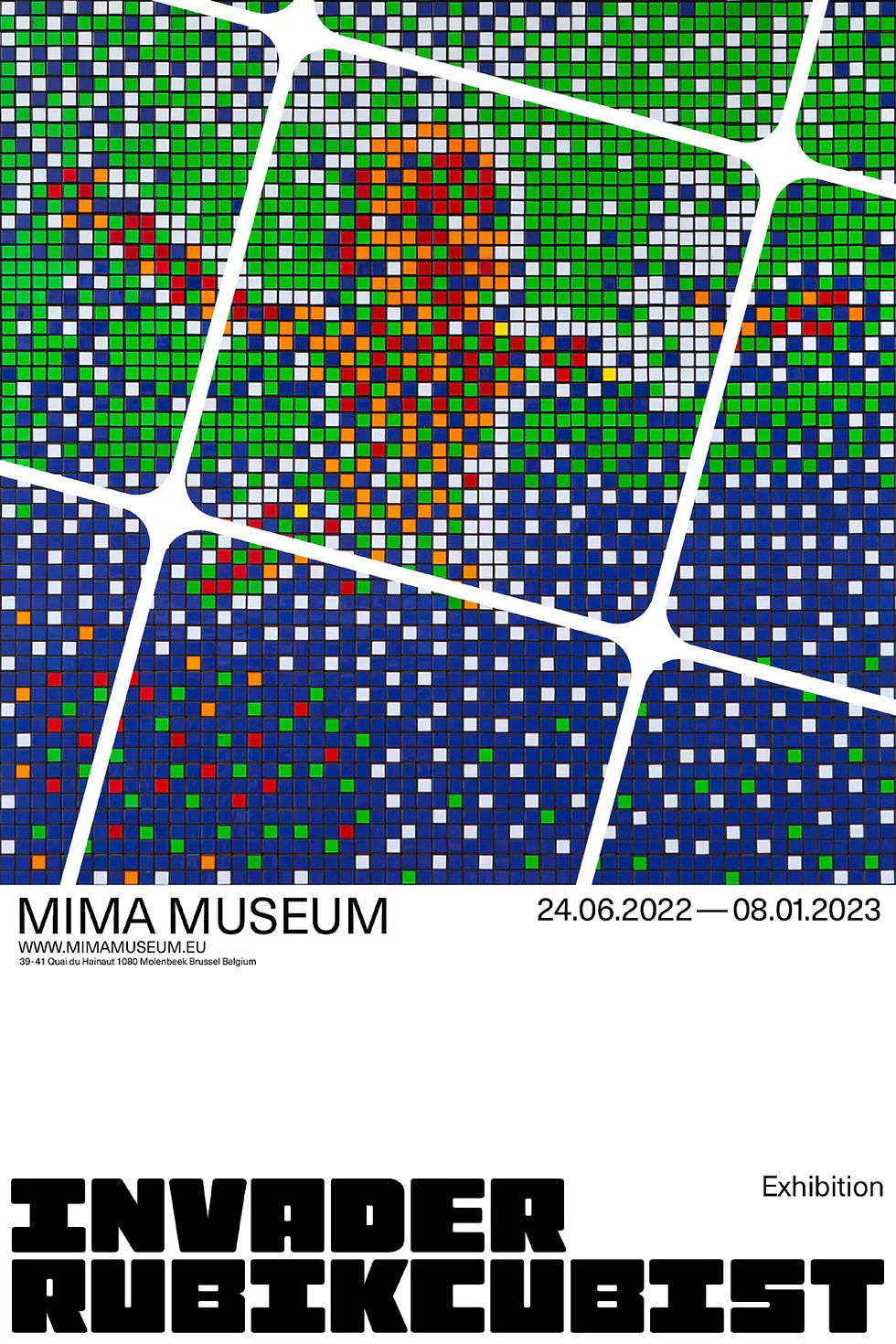 Miniature : Rubikcubist - Invader (d'après)