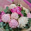 Miniature : Brassée de pivoines (de fin avril à mi juin).