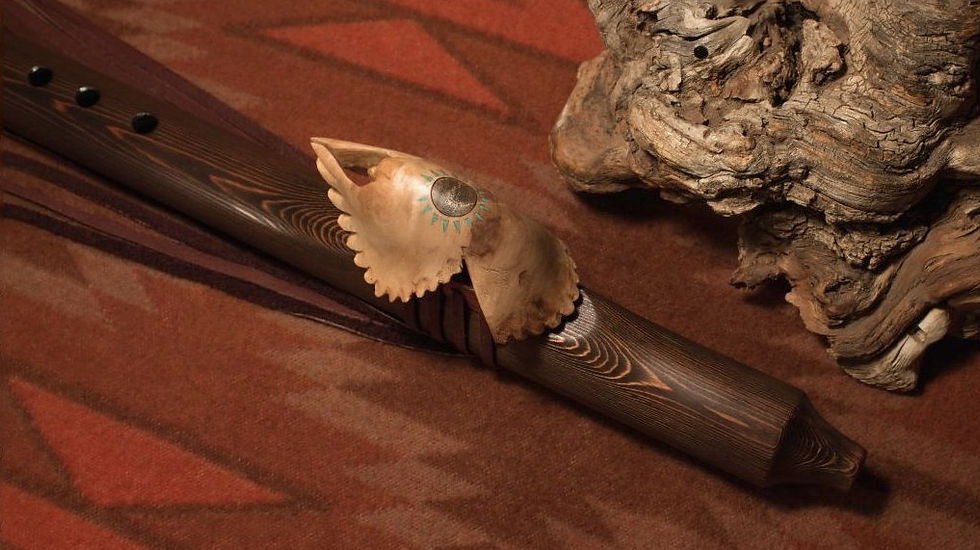 Thumbnail: Kona Tinted Pacific Northwest Cedar Native American Flutes & Flying Eagle Block