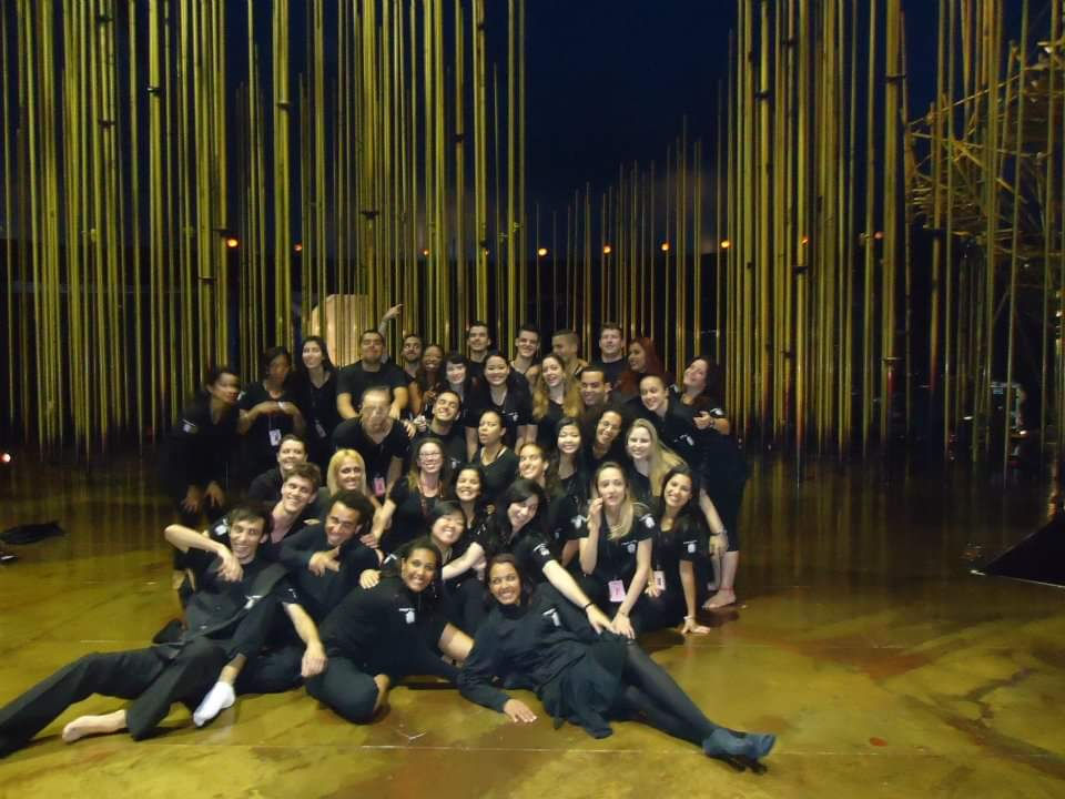 Equipe de Usher Varekai Brasil 2011