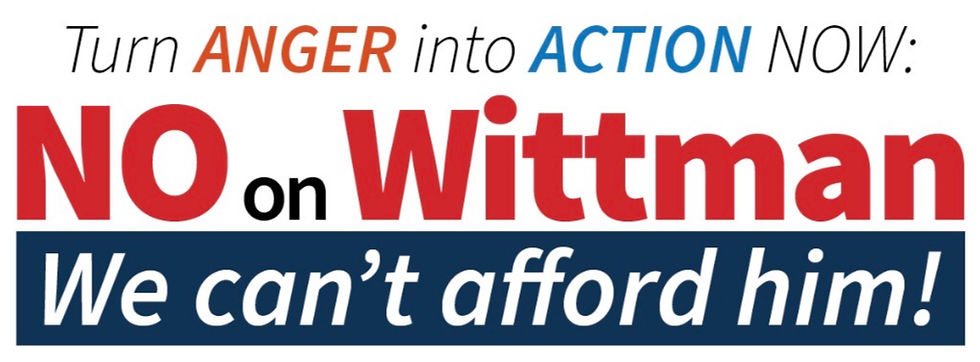 No on Wittman Lit Pick Up and DIY Lit Drops