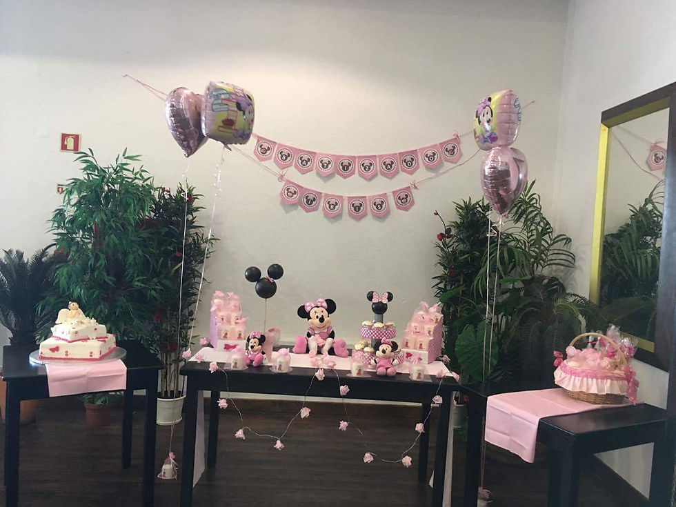 festa Minnie rosa